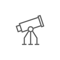 Stargazing, telescope icon. Element of bio engineering illustration. Thin line icon for website design and development, app development. Premium icon