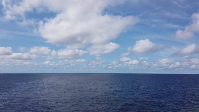 Beautiful Sea, Clouds and Blue Sky