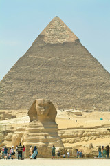 Fototapeta na wymiar Egypte Sphinx pyramide monument tourisme