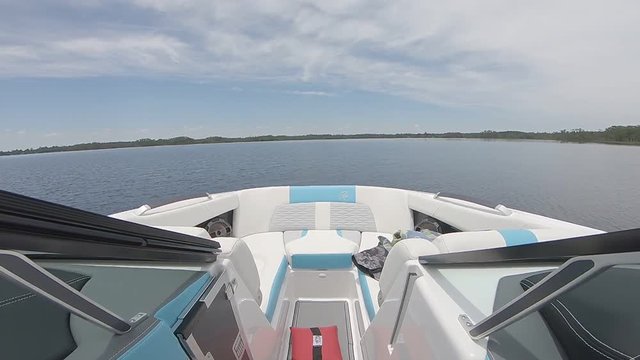 GoPro shot of mastercraft cruising