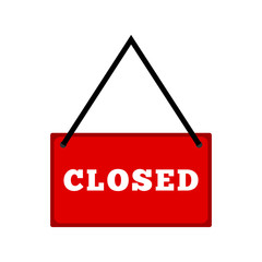 plate closed flat icon. vector illustration. isolated on white background