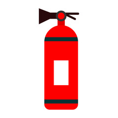 fire extinguisher flat icon. vector illustration logo. isolated on white background