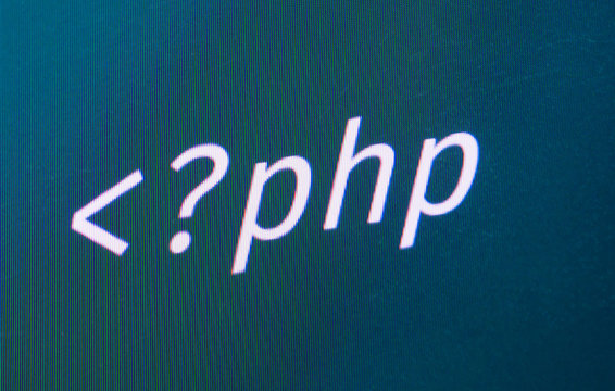 Start tag of php file on the screen background macro