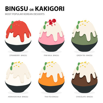 bingsu or kakigori most popular korean desserts