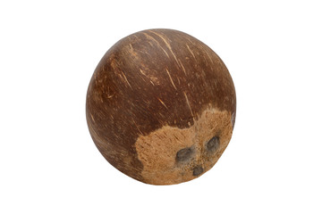 Coconut isolated on white background.
