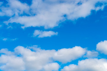 blue sky with clouds