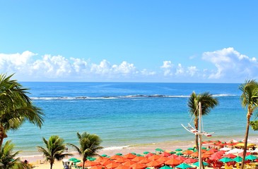 Praia tropical, Praia do Francês, Alagoas, Brasil