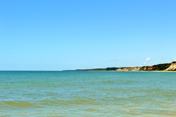 Praia tropical, Arraial D'ajuda, Bahia, Brasil