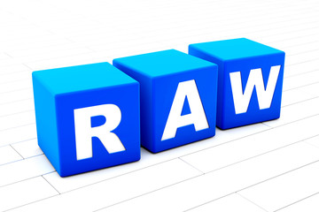 Raw word illustration
