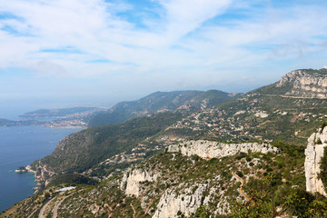 Fototapeta na wymiar Maritime Alps in Southern France