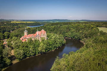 Fototapeta na wymiar Czocha castle in summer