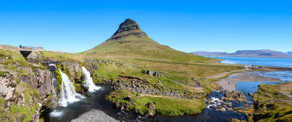 Cercles muraux Kirkjufell Islande / Kirkjufell et Kirkjufellsfoss