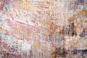 Distressed grungy wall background or texture