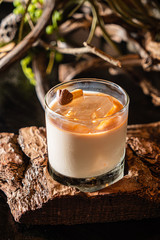 creative cocktail in the bar