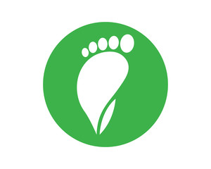 Foot Care Logo Template Design Vector, Emblem, Design Concept, Creative Symbol, Icon