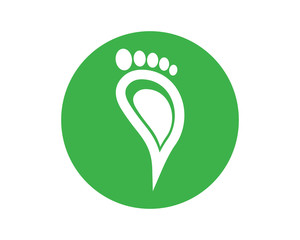 Foot Care Logo Template Design Vector, Emblem, Design Concept, Creative Symbol, Icon