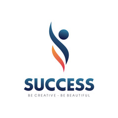 Leadership, Success, and Education Logo Design Vector