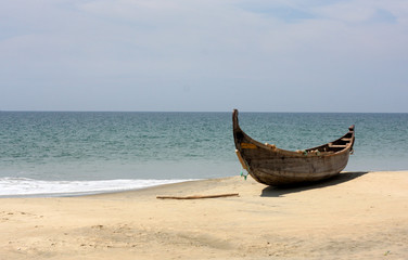 boat on the beach