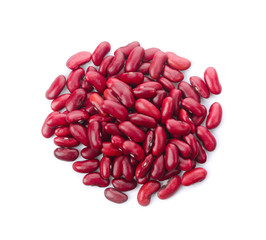 Red bean isolated on white background