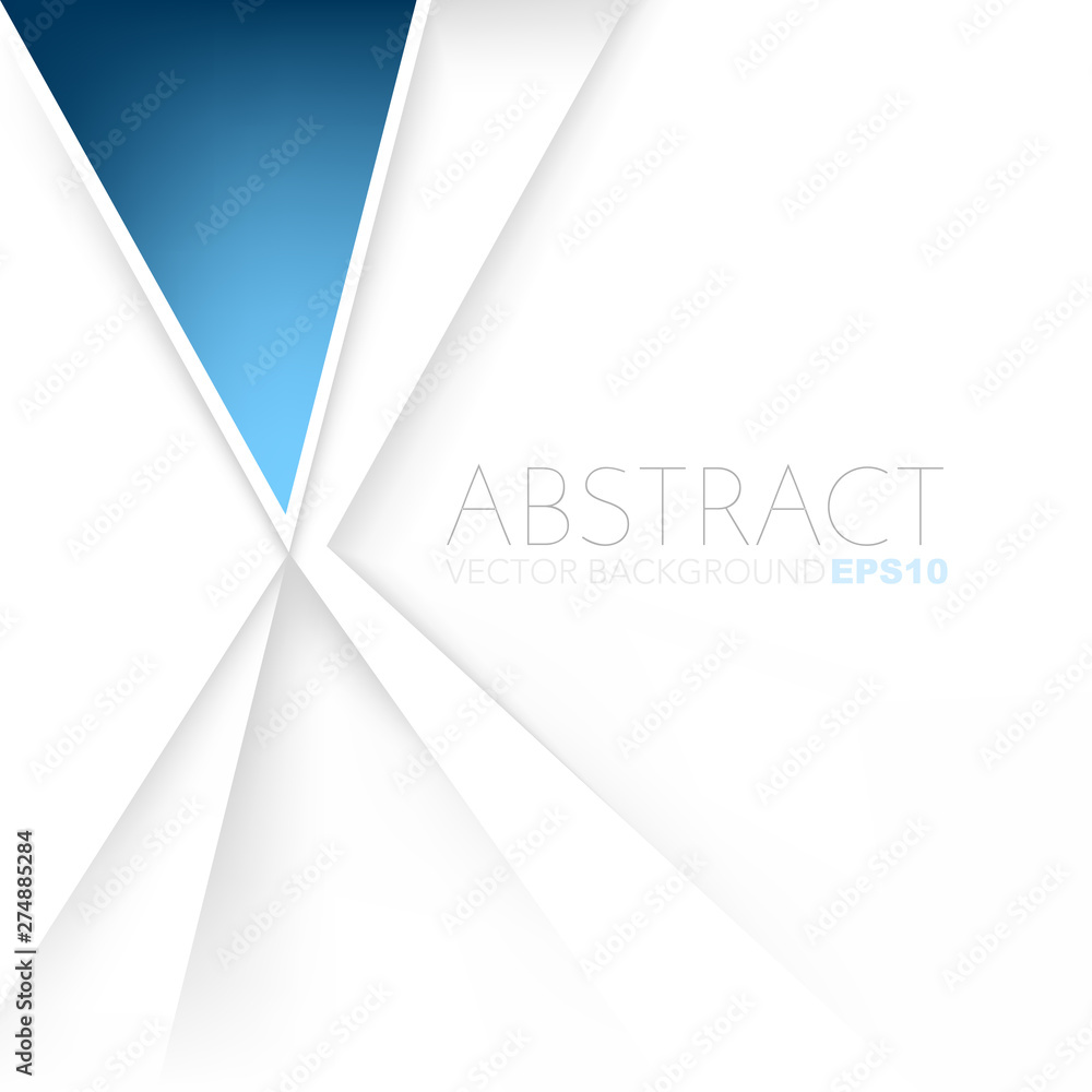 Poster blue vector abstract background with place for your text