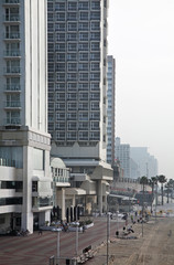 Embankment in Tel Aviv. Israel
