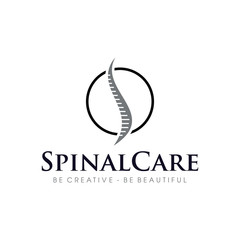 Spinal, Spinal Nutrition, Family Spinal, Spinal Care Logo Design Vector