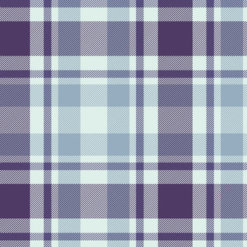 Tartan Pattern in purple and light blue. Texture for plaid, tablecloths, clothes, shirts, dresses, paper, bedding, blankets, quilts and other textile products. Vector illustration EPS 10