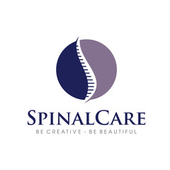 Spinal, Spinal Nutrition, Family Spinal, Spinal Care Logo Design Vector