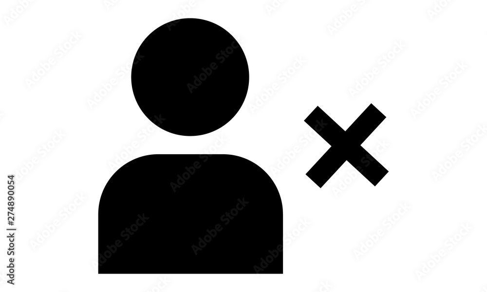 Poster remove user icon for deleting profile or account