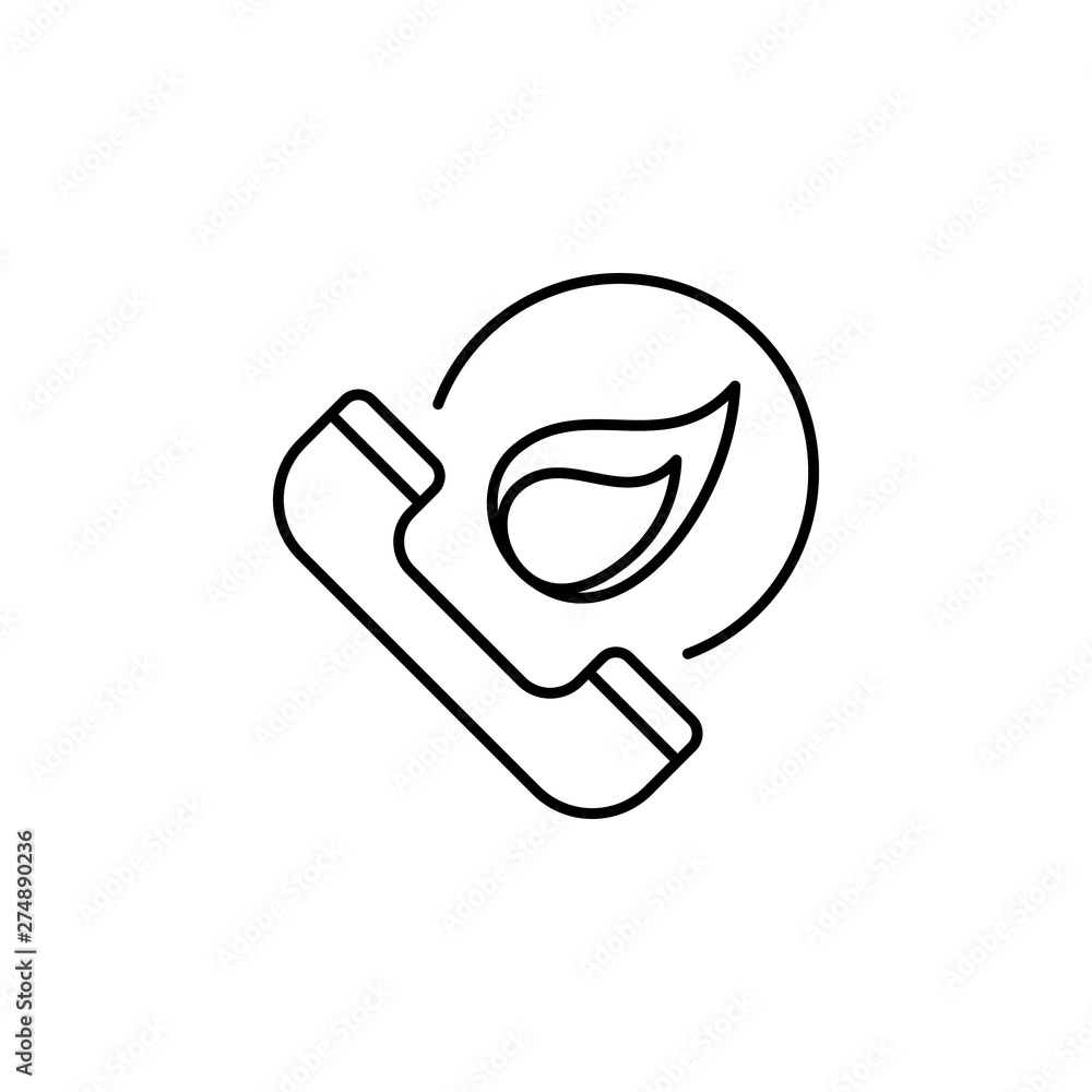 Aufkleber emergency call, firefighter icon. element of firefighter icon. thin line icon for website design and