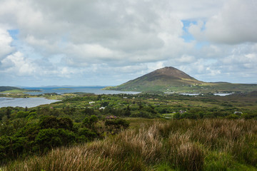 west coast Irish landscape mountains