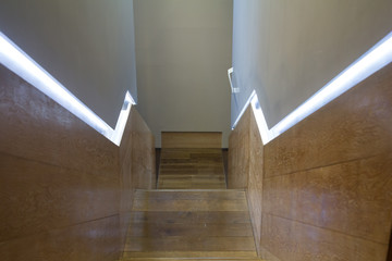 Obraz premium Stairs with railings.