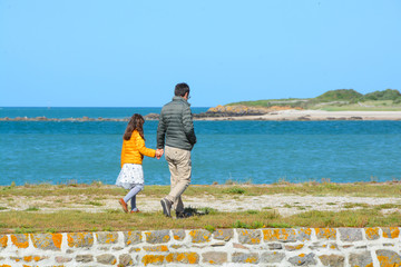 Papa et sa fille