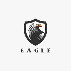 eagle logo design vector illustration