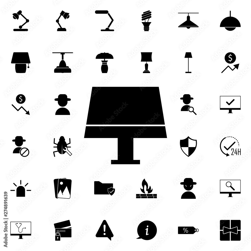 Aufkleber night light icon. universal set of web for website design and development, app development