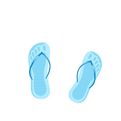 Flip flops. Isolated vector design vector isolated on white background