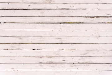 Peeling paint on an old wooden table, background