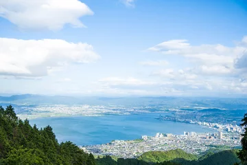 Landschaft des Biwa-Sees © vanhop