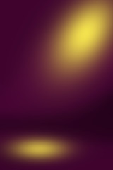 Scene illuminated by a soffit in dark purple. Blurred picture. For various applications. Basis for design or background.