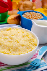 Corn baby porridge