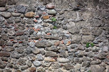 Old wall of stone as an abstract background