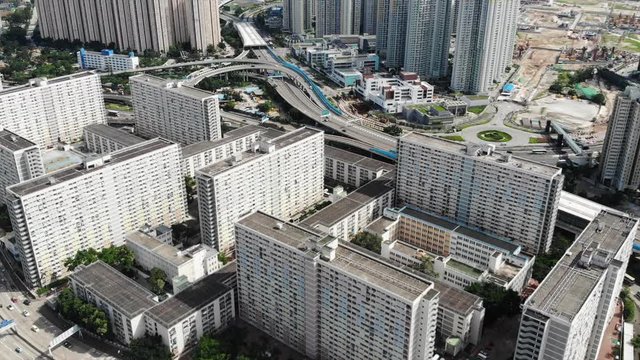 choi hung estate exterior. one of the old public housing since the colonial period