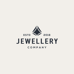 Diamond logo design concept. Universal diamond logo.