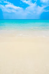 Foto auf Glas Der saubere und schöne weiße Strand von Südthailand © Photo Gallery