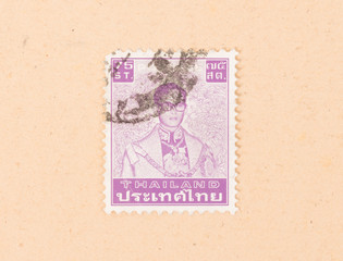 THAILAND - CIRCA 1960: A stamp printed in Thailand shows the king, circa 1960