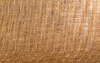 Background and texture of natural brown Sackcloth