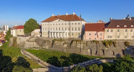 Fototapeta na wymiar Aerial view of Tallinn, Estonia
