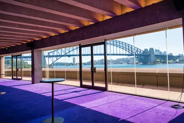 Foto op Canvas SYDNEY - AUGUST 20, 2018: Interior of beautiful Sydney Opera House. Sydney attracts 20 million tourists annually © jovannig