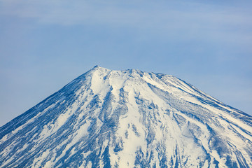 Mt.Fuji  Summit snowcapped