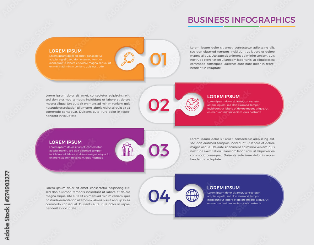 Aufkleber infographic design vector and marketing icons can be used for workflow layout, diagram, annual repor